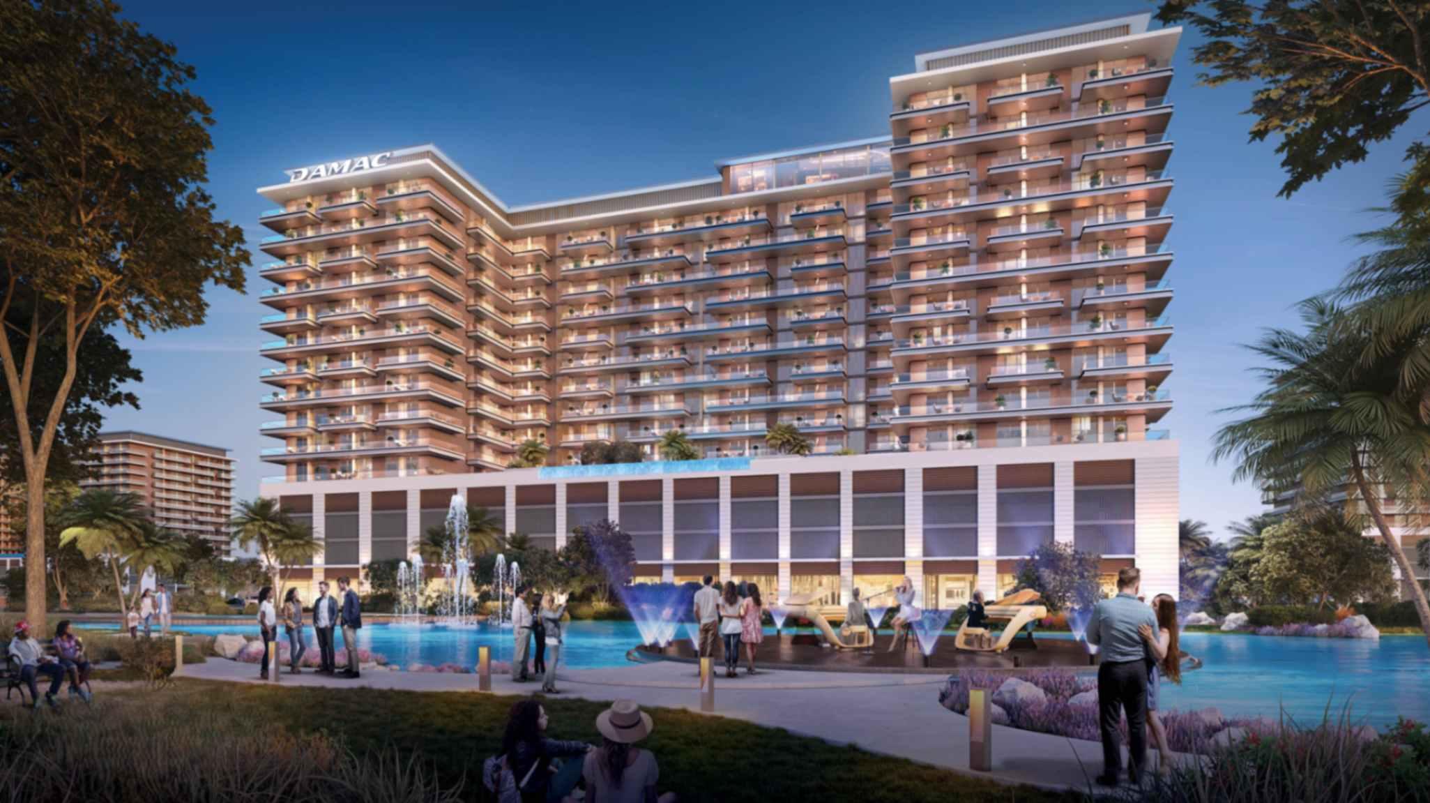 2 Bedroom Waterfront Apartment at Marine Cluster | Riverside Views by DAMAC | 987 Sq.Ft. | Dubai