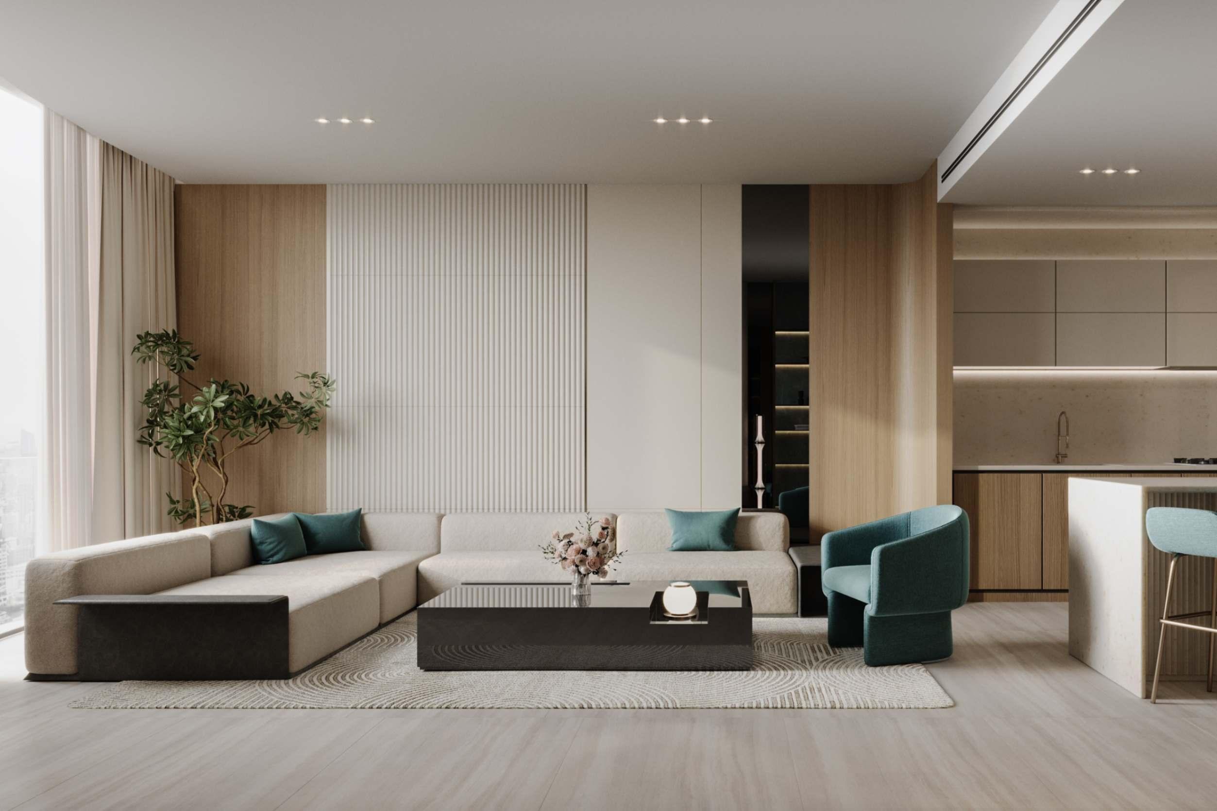 1 Bedroom Neighbor Plot & Sport Field View on 15th Floor at Binghatti Aquarise | 1021.18 Sq.Ft. | Business Bay