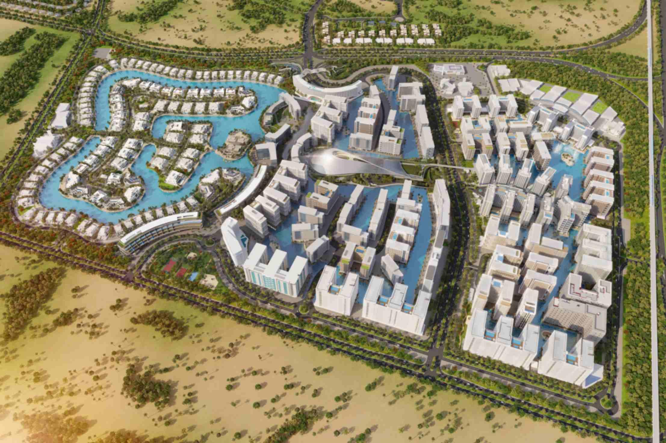2 Bedroom | Lagoon View Apartment at Azizi Venice by Azizi Developments | Unit 309 | 3rd Floor | 1151.43 sq.ft | Dubai South