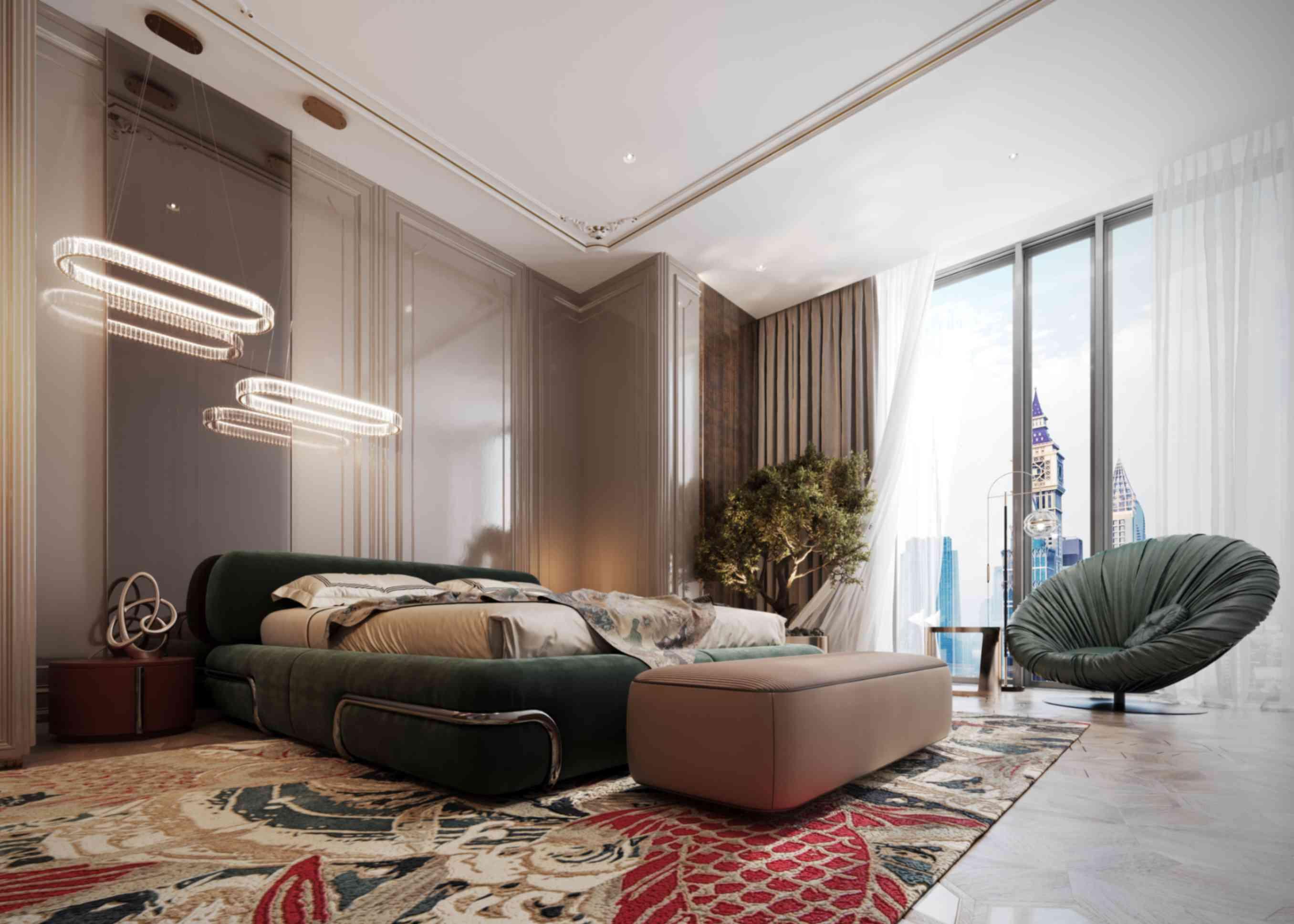 3 Bedroom | Open City View Apartment at Burj Azizi | Unit 7214 | Floor 72 | 4952.84 sq. ft. | Ultra-Luxury Living | Downtown Dubai