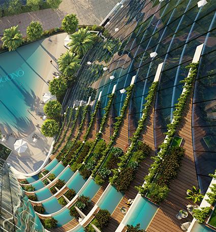 2 Bedroom Garden / Canal View Apartment at Safa One by Damac | 3,402.9 sq. ft. | Sheikh Zayed Road