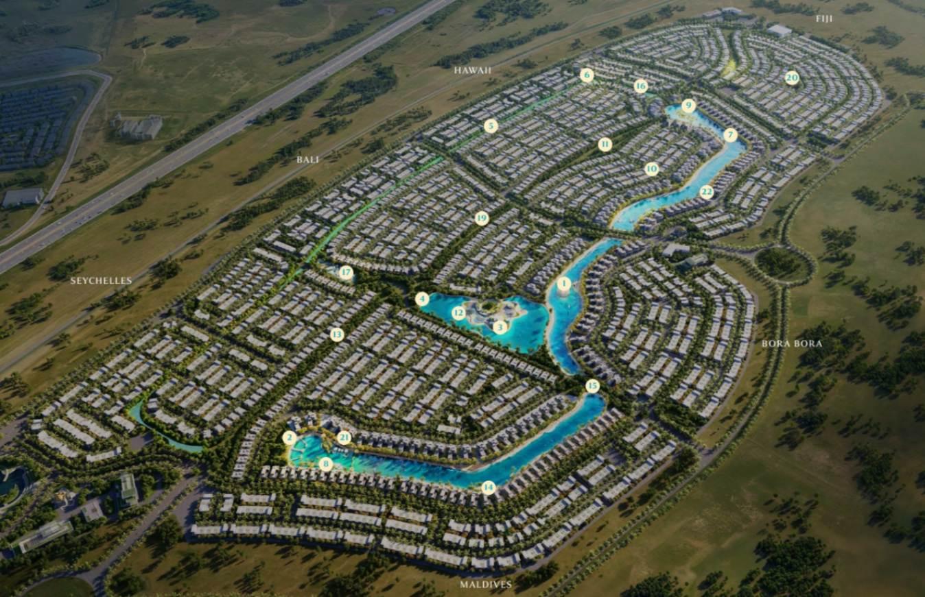 5 Bedroom Island View Apartment in Bora Bora Cluster | 3,178 Sq. Ft Saleable Area | 2,364 Sq. Ft Plot Area | DAMAC Islands by DAMAC at Dubailand