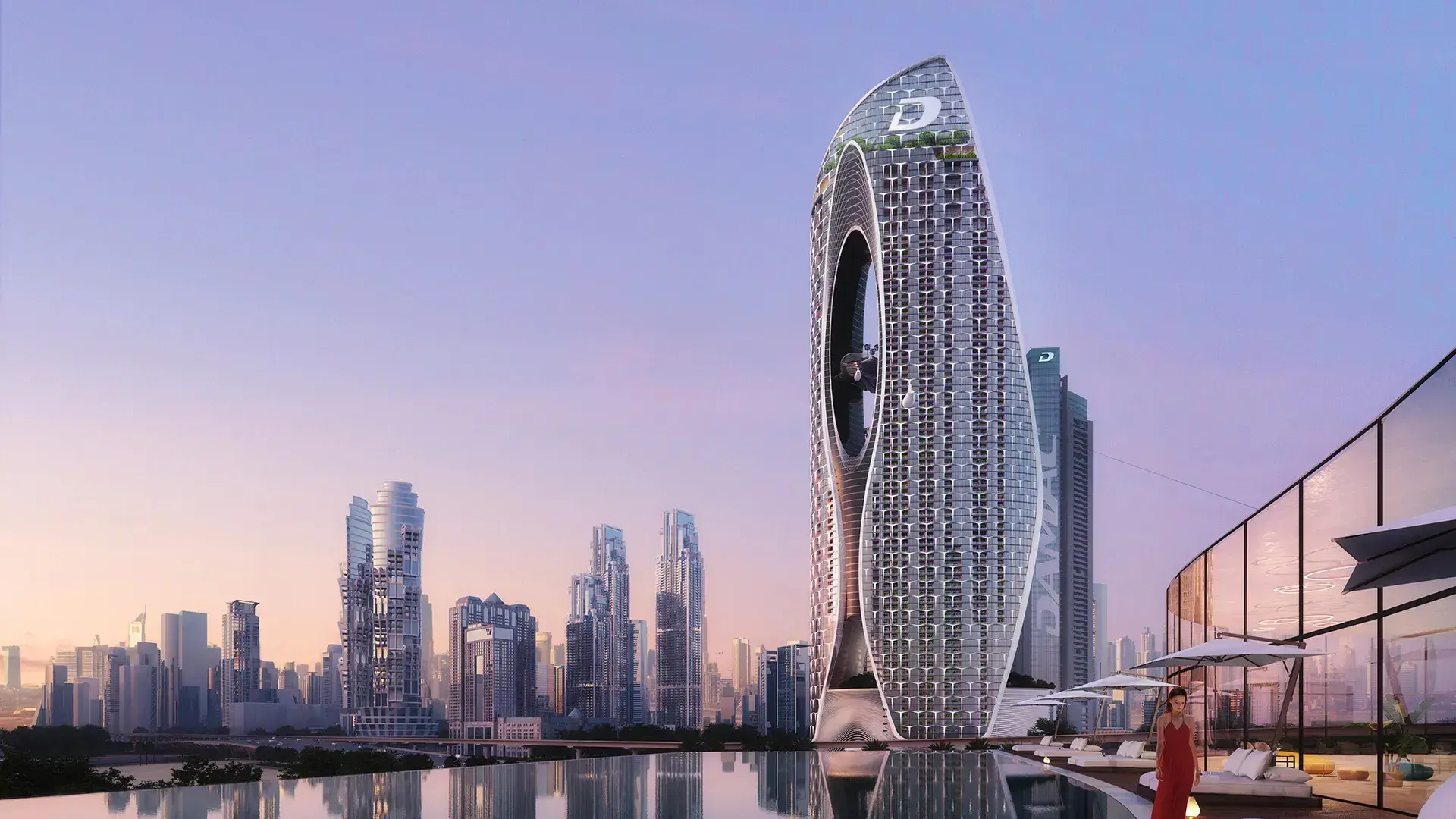 2 Bedroom Garden / Canal View Apartment at Safa Two by Damac | 2,060.54 sq. ft. | Safa Park