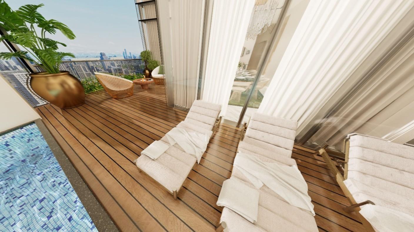 2 Bedroom Garden / Canal View Apartment at Safa One by Damac | 3,402.9 sq. ft. | Sheikh Zayed Road