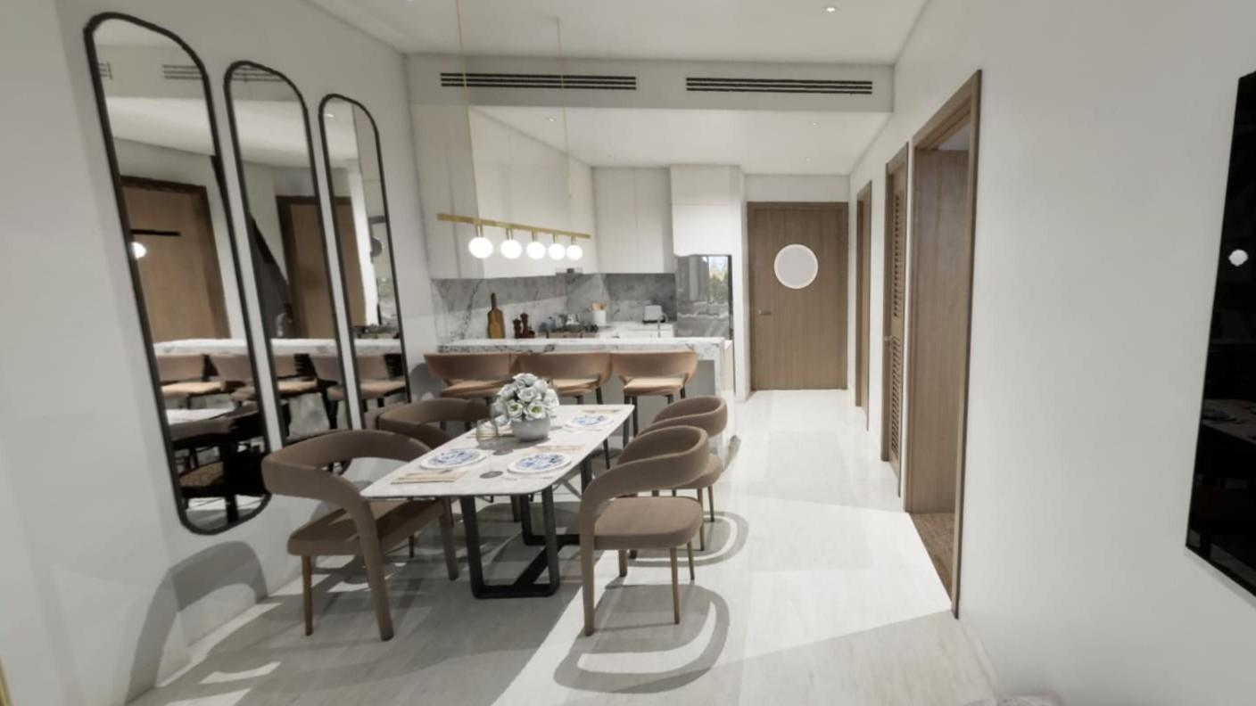 1 Bedroom Waterfront Apartment at Marine Cluster | Riverside Views by DAMAC | 987 Sq.Ft. | Dubai Investment Park