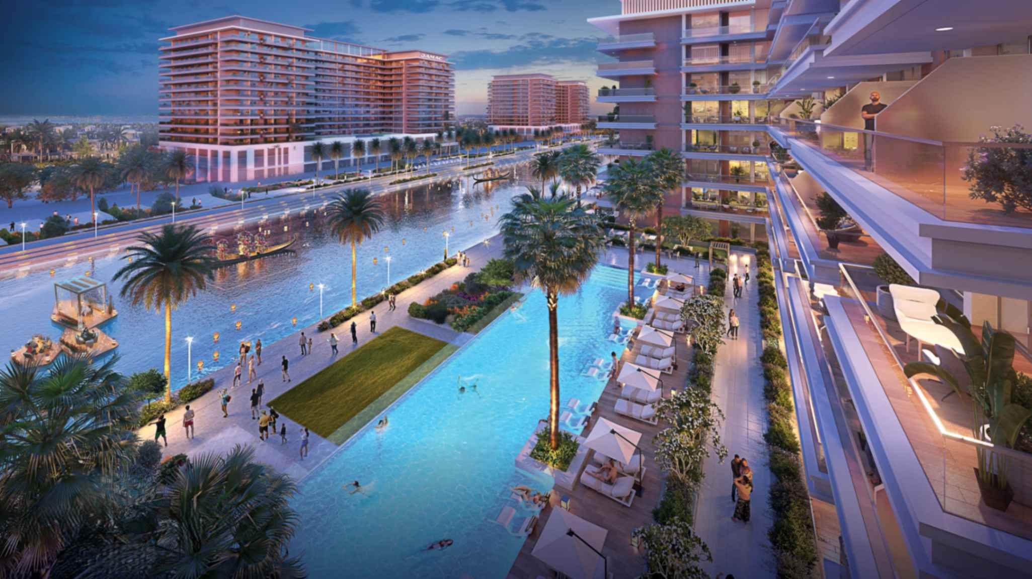 1 Bedroom Waterfront Apartment at Marine Cluster | Riverside Views by DAMAC | 987 Sq.Ft. | Dubai Investment Park