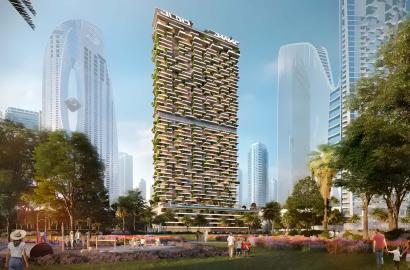 2 Bedroom Garden / Canal View Apartment at Safa Gate by Damac | 1,069.29  sq. ft. | Safa Park Sheikh Zayed Road