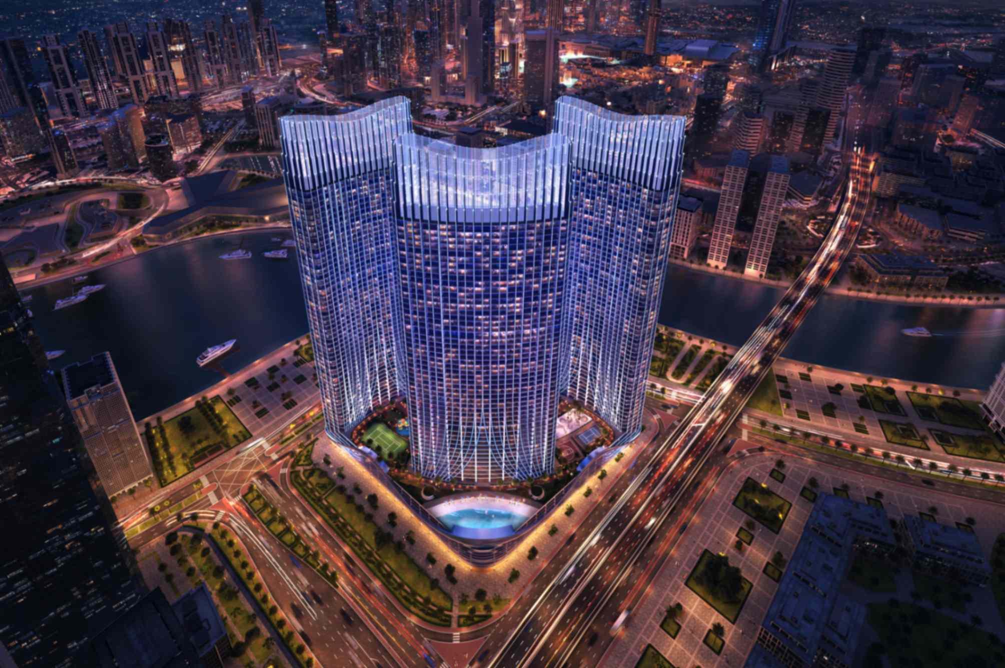 1 Bedroom Apartment at Sky Rise by Binghatti | 45th Floor | 829 Sq.Ft. | Swimming Pool & Main Road View | Business Bay