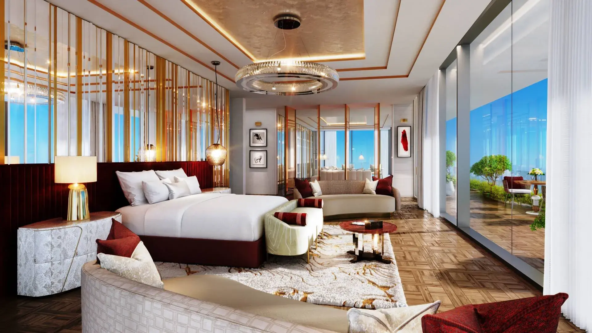 2 Bedroom Garden / Canal View Apartment at Safa Two by Damac | 2,060.54 sq. ft. | Safa Park